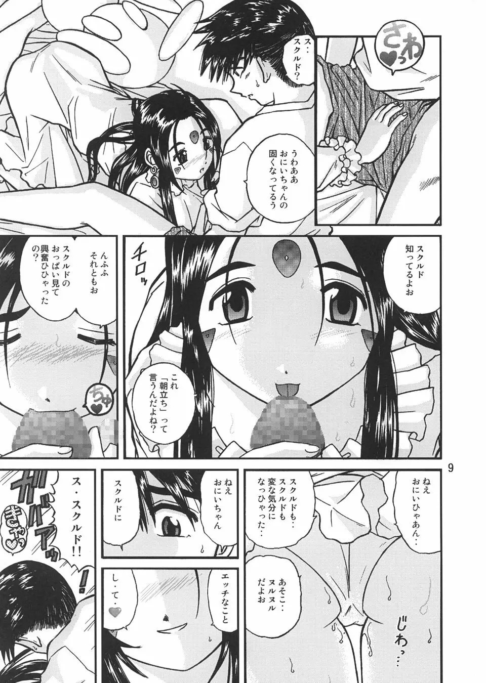 ああっ女神さまの日曜日 8ページ