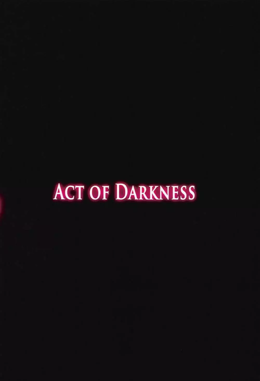 Act of Darkness 26ページ