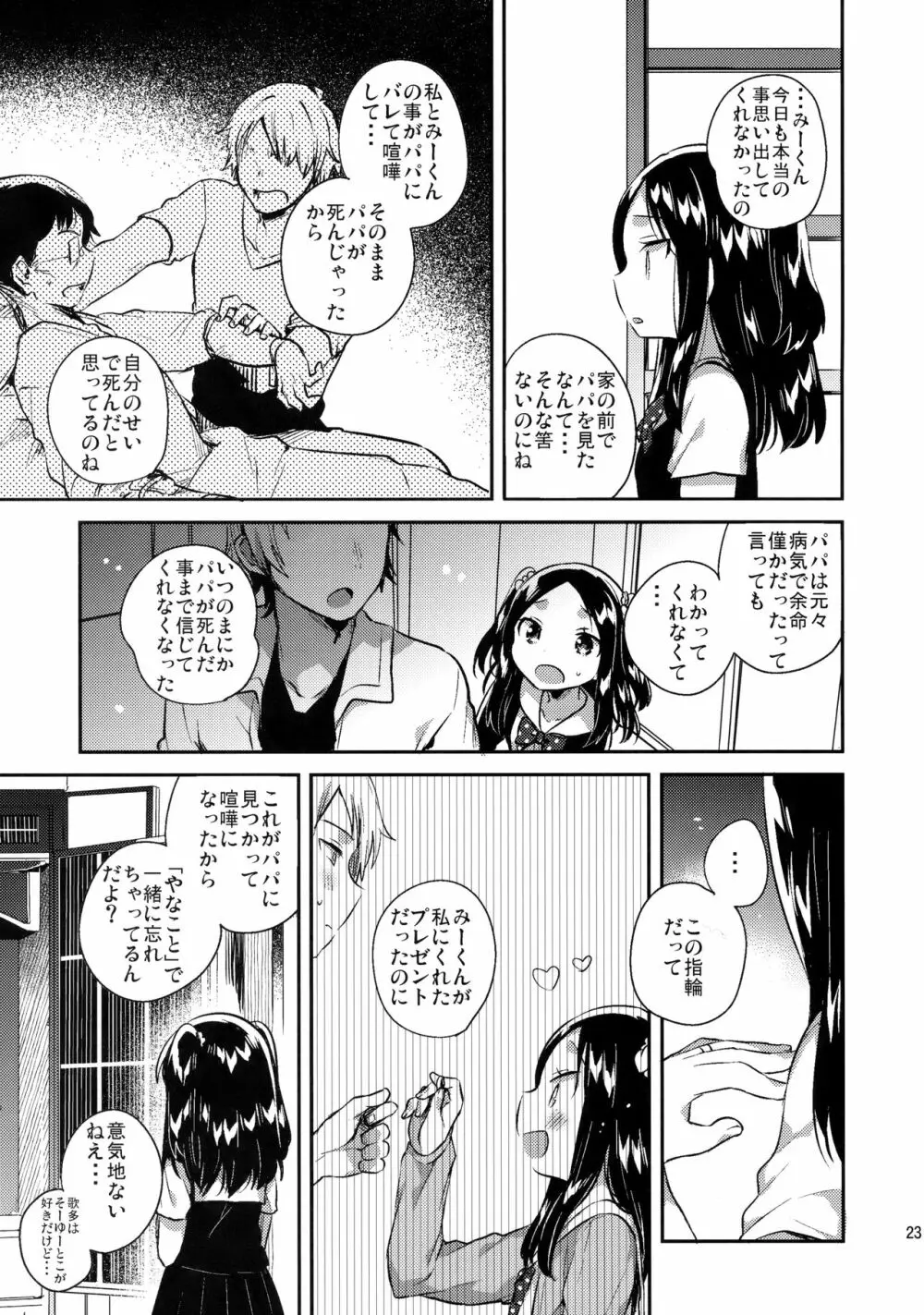 あの子は嘘つき娘 22ページ