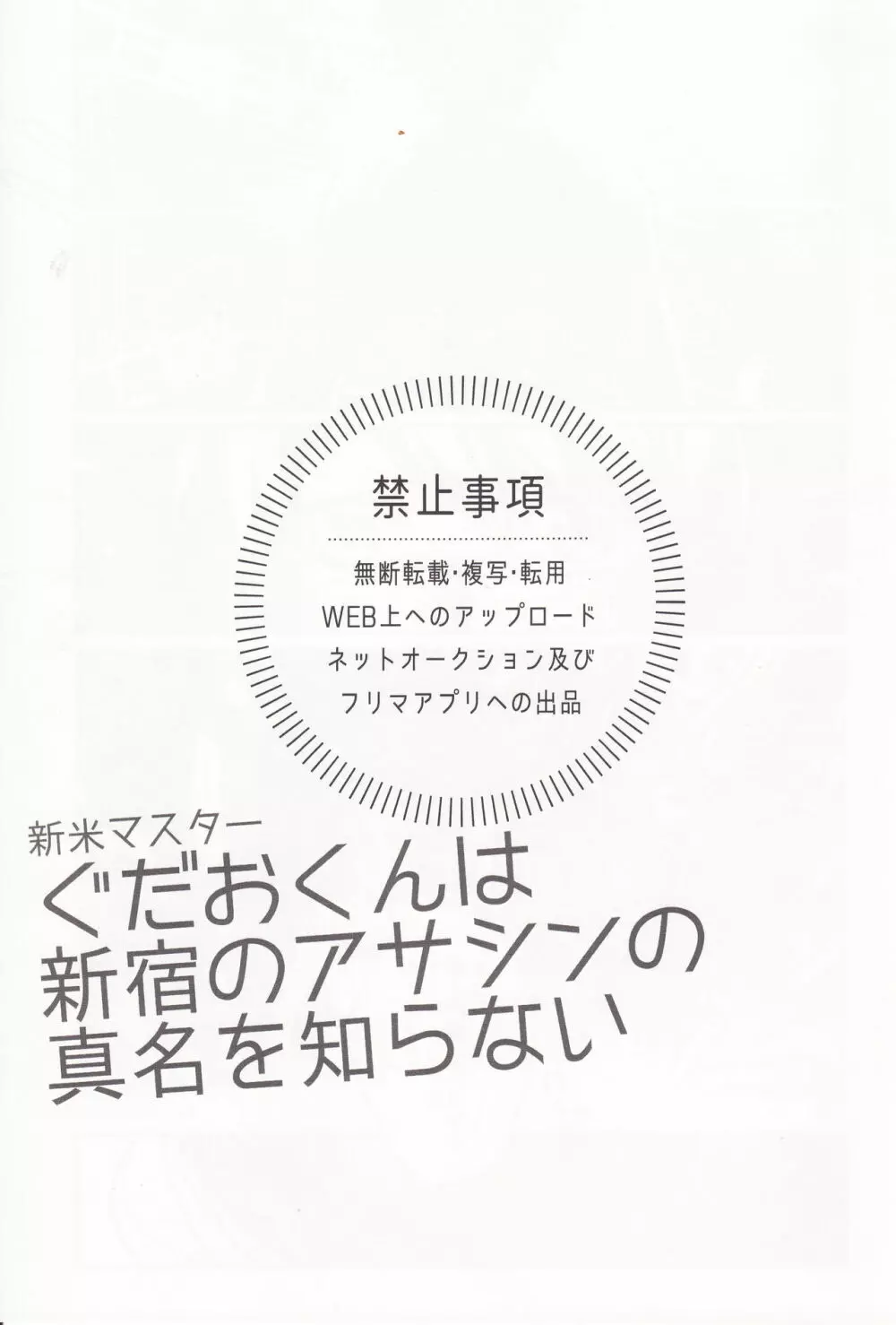 新米マスターぐだおくんは新宿のアサシンの真名を知らない 2ページ