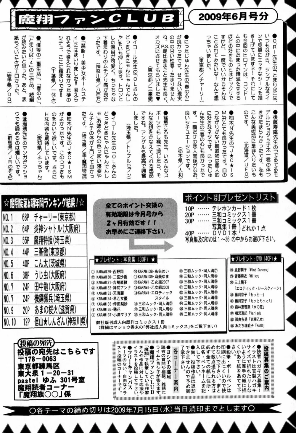 コミック・マショウ 2009年8月号 258ページ