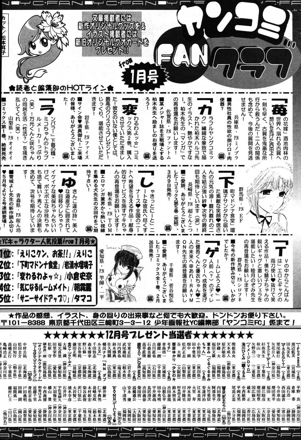 ヤングコミック 2007年3月号 293ページ