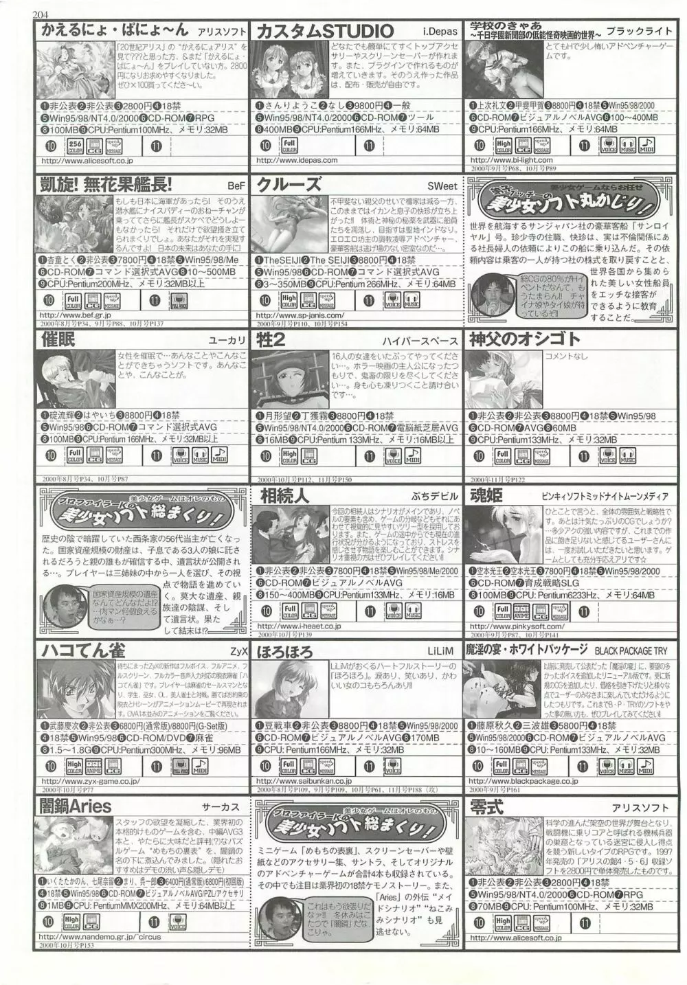 BugBug 2000年12月号 204ページ