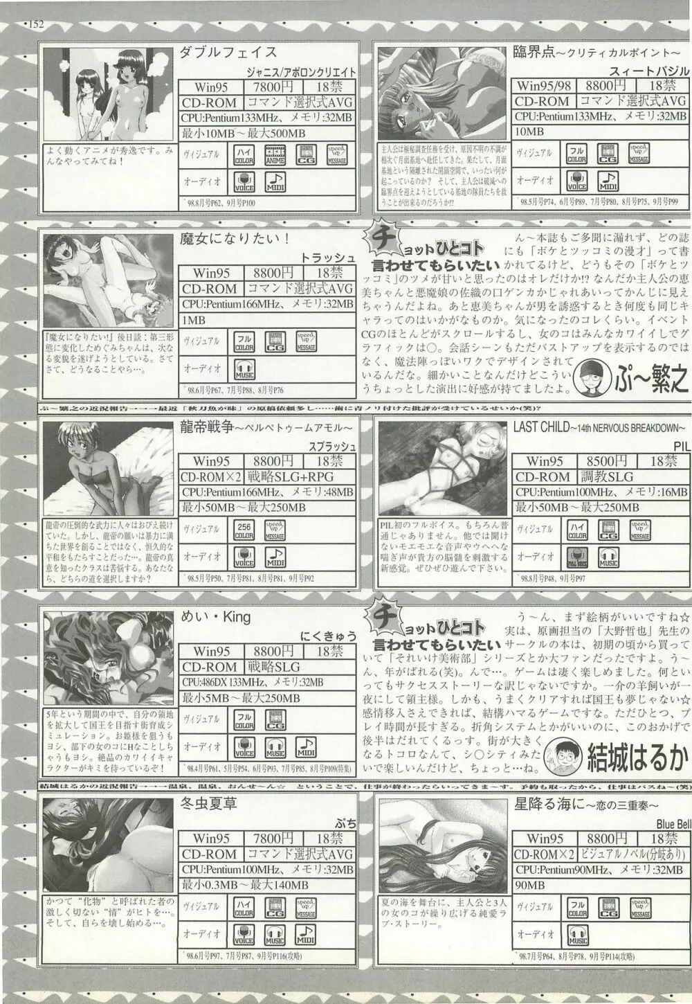 BugBug 1998年10月号 150ページ