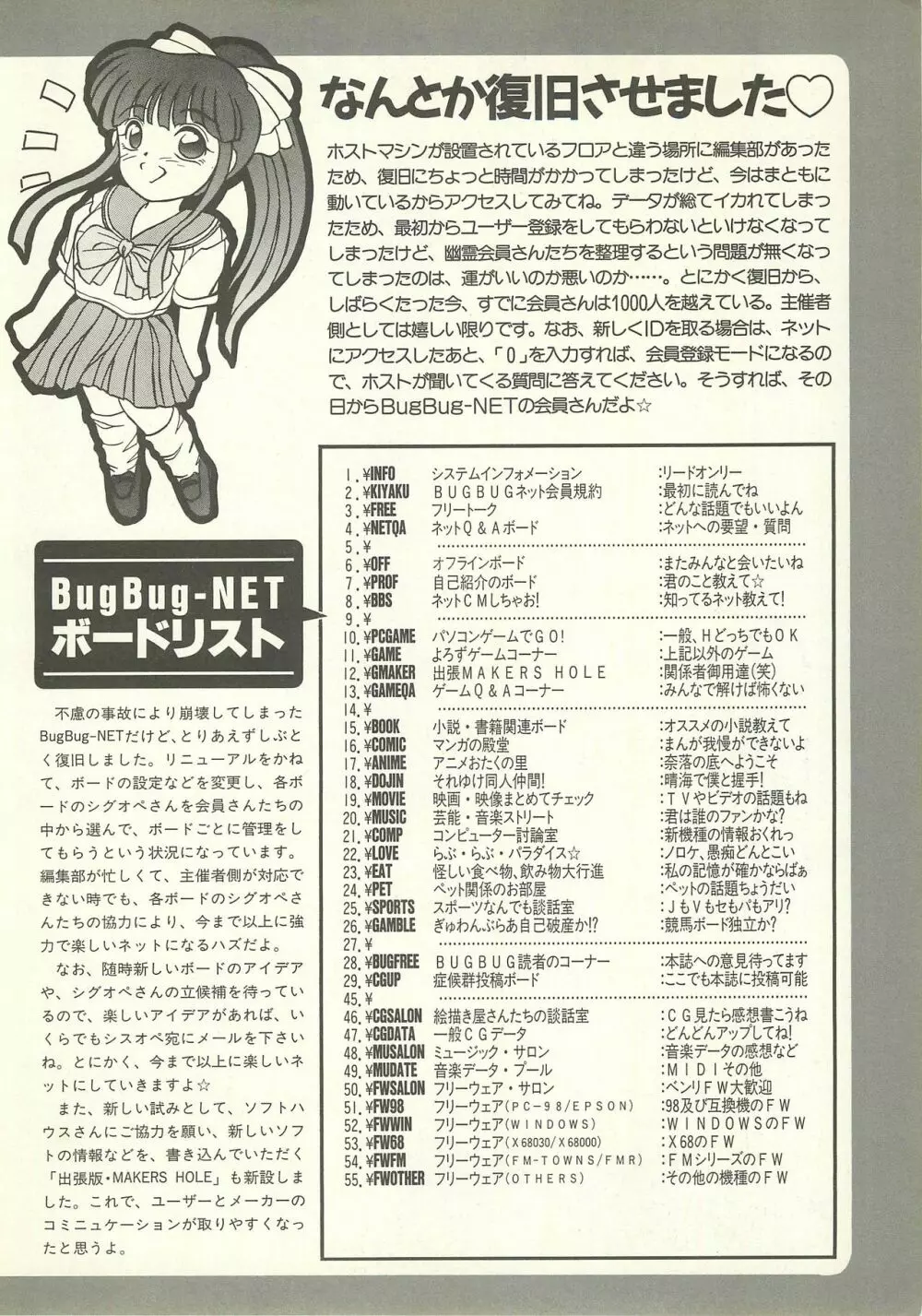 BugBug 1995年6月号 137ページ