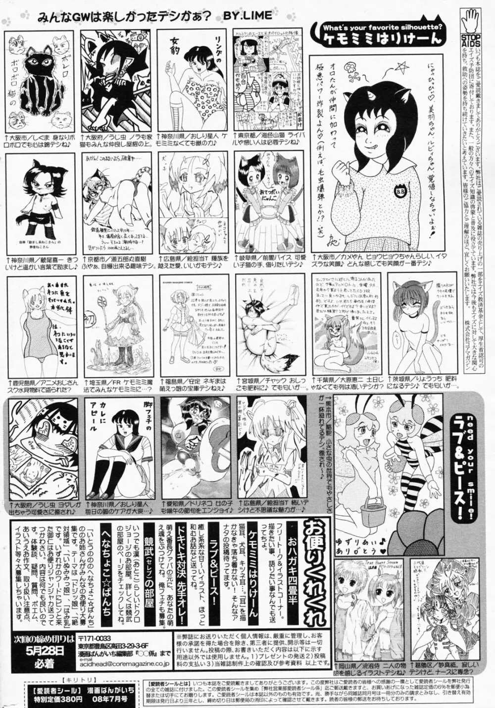 漫画ばんがいち 2008年7月号 VOL.227 262ページ