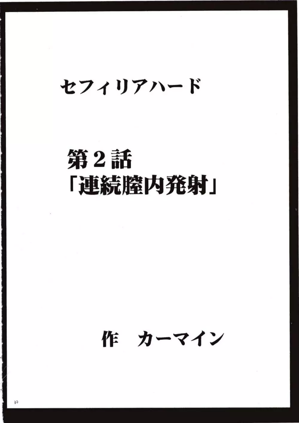 セフィリアハード 29ページ