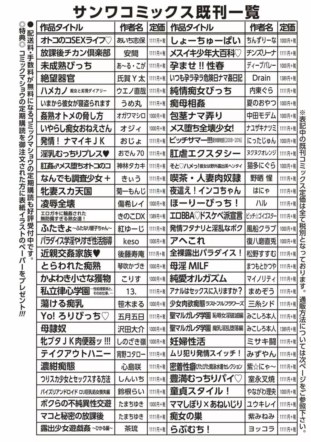 コミックマショウ 2018年10月号 248ページ