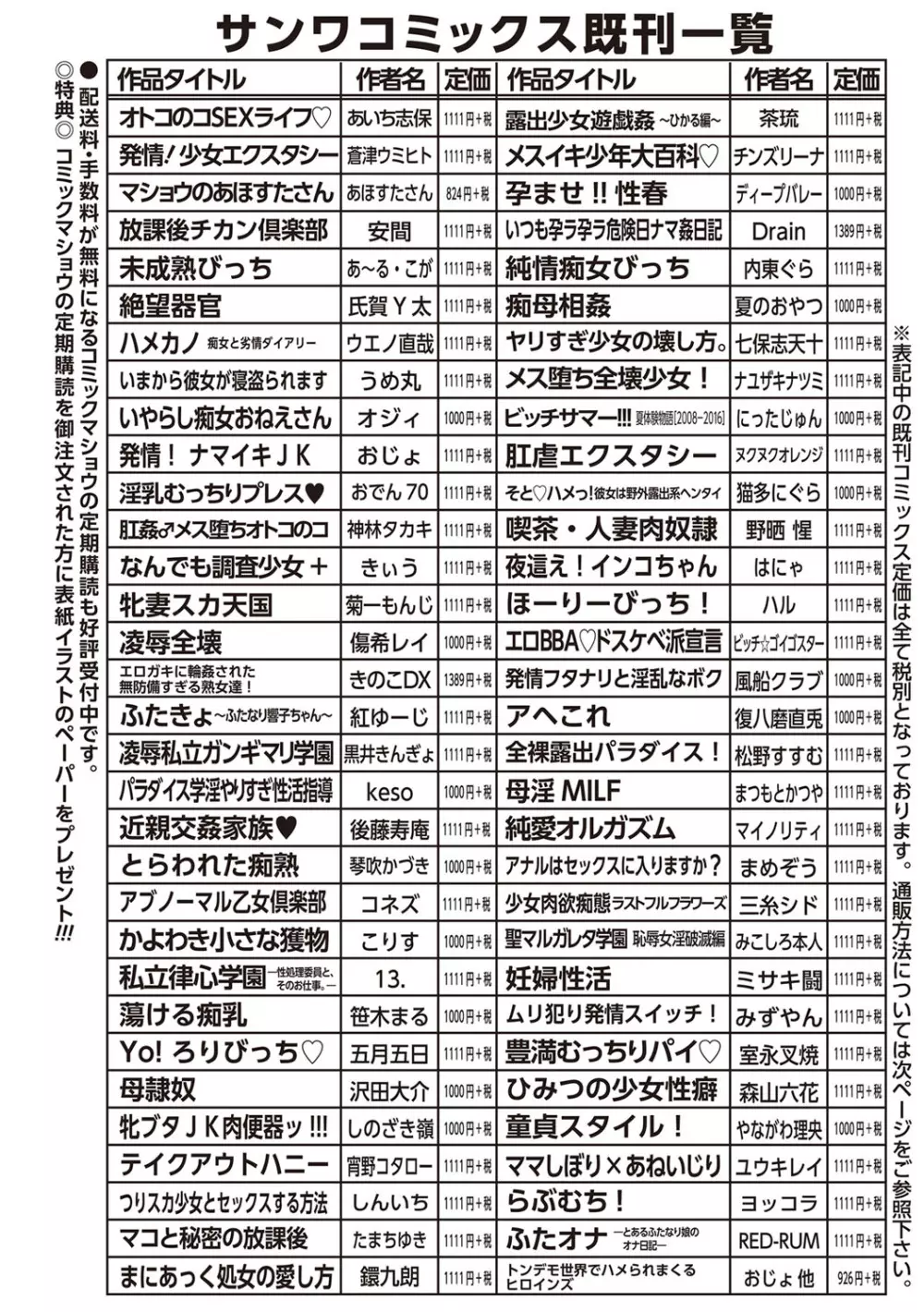 コミック・マショウ 2019年1月号 251ページ