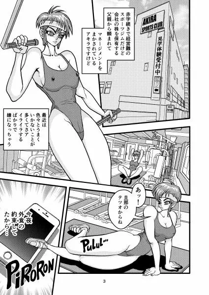 セク友遊び妻アキラ 3ページ