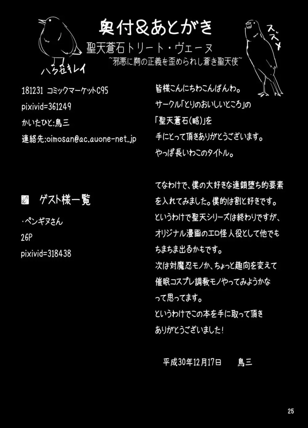 聖天蒼石トリート・ヴェーヌ～邪悪に胸の正義を歪められし蒼き聖天使～ 25ページ