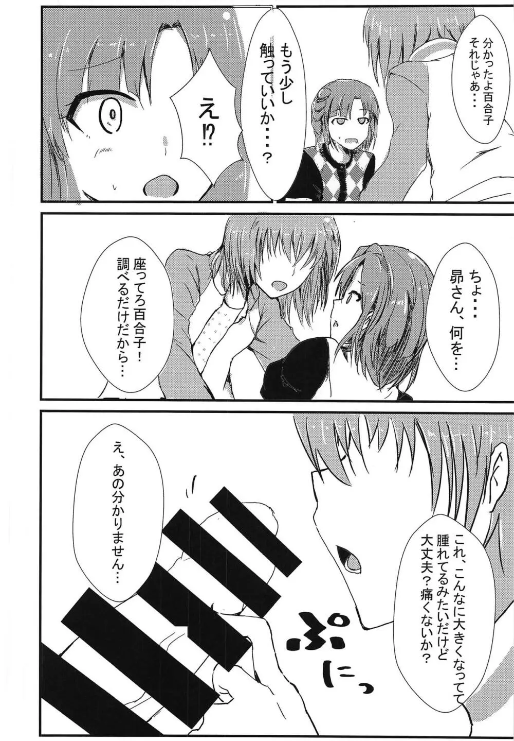 昴と百合子がその場のノリでふたなりHする話 7ページ