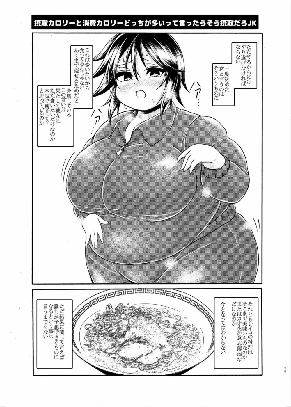 ダイエットはおやつのあとで 54ページ