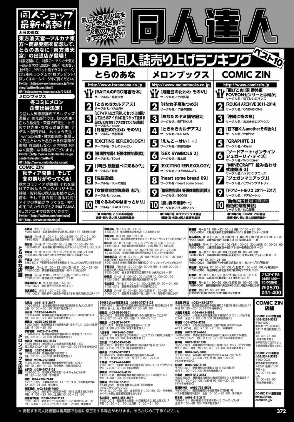 COMIC BAVEL 2019年1月号 372ページ