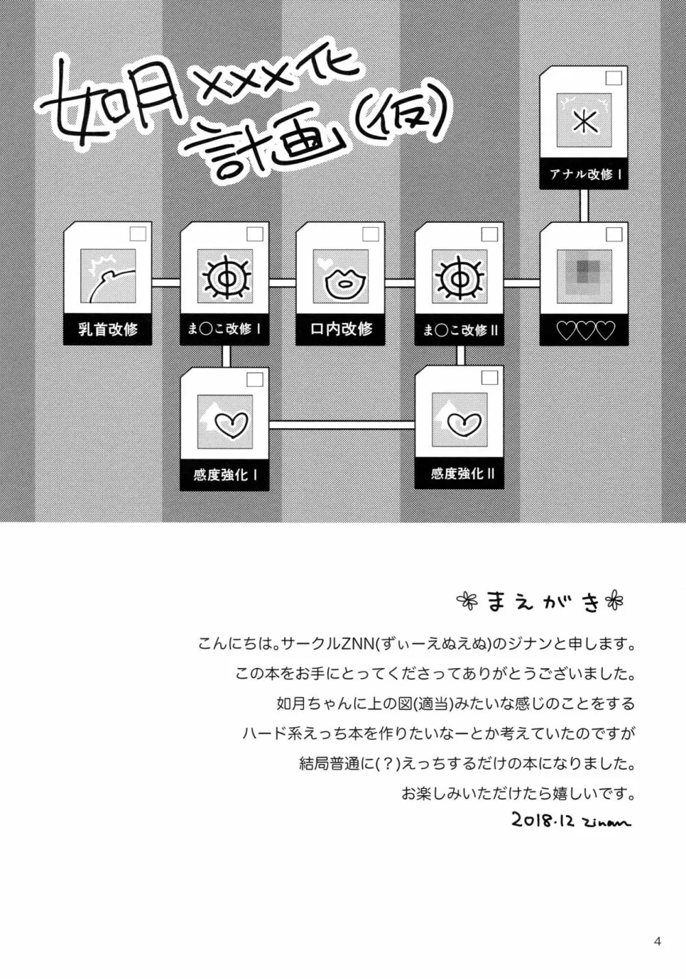 ひみつのえちえち大改修 4ページ