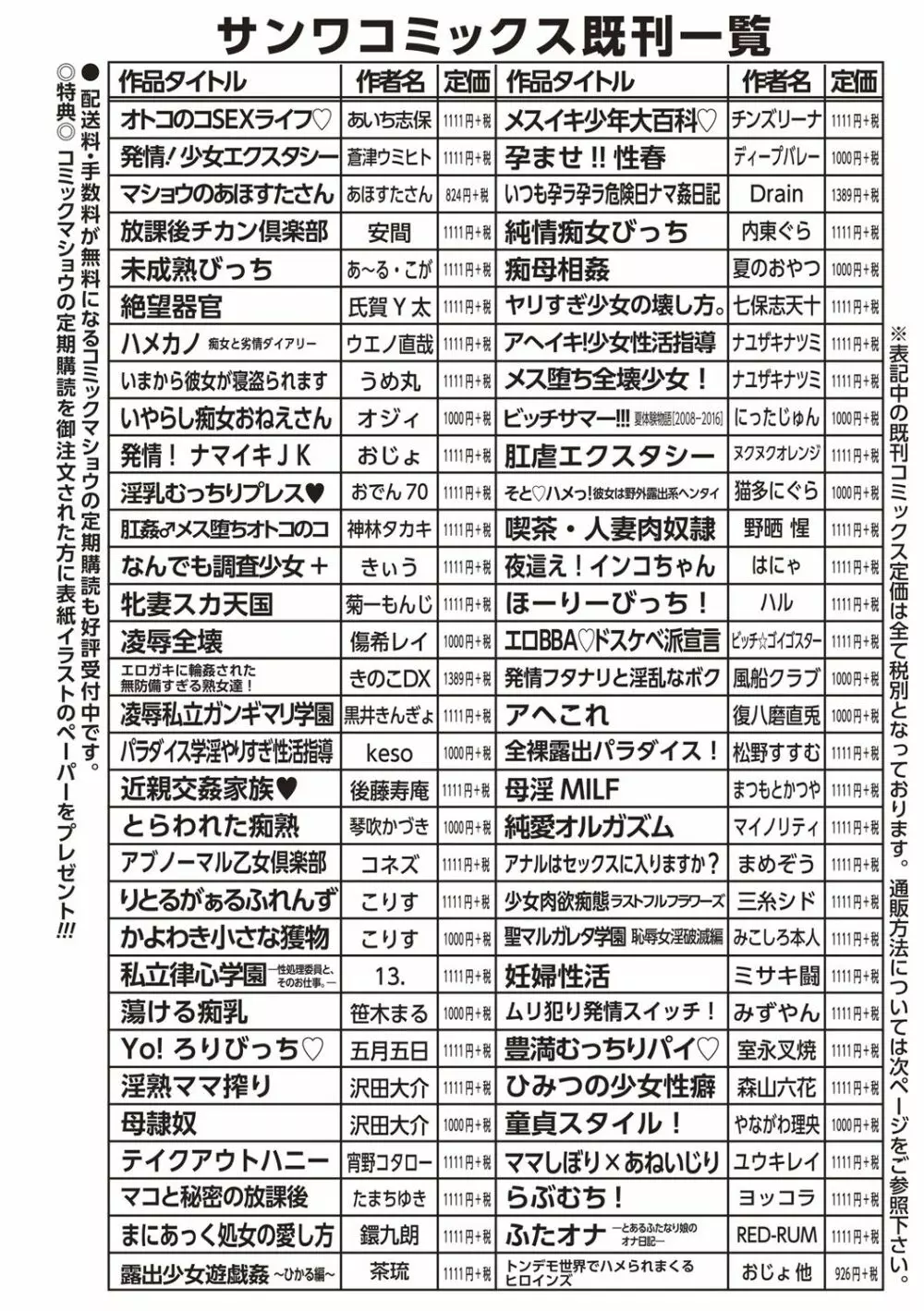 コミック・マショウ 2019年2月号 250ページ