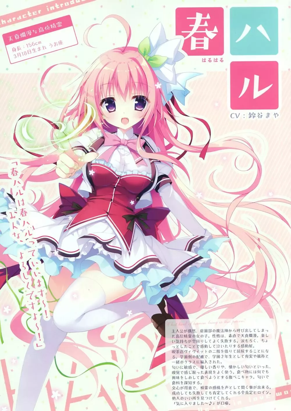 恋するココロと魔法のコトバ OFFICIAL ARTBOOK 3ページ