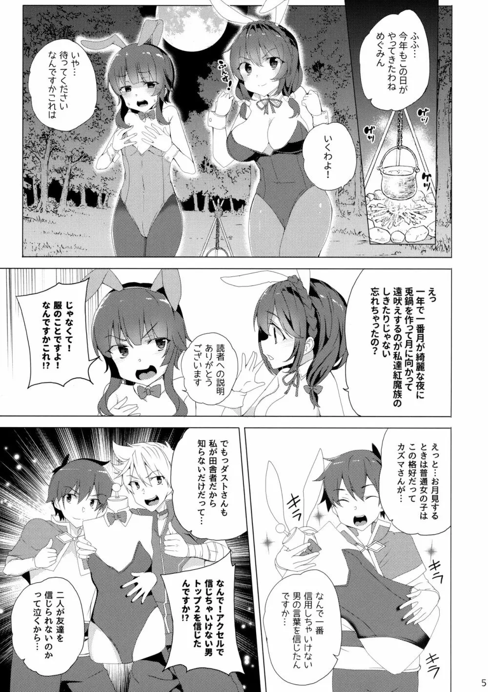 紅魔の娘は月夜に吠える 4ページ