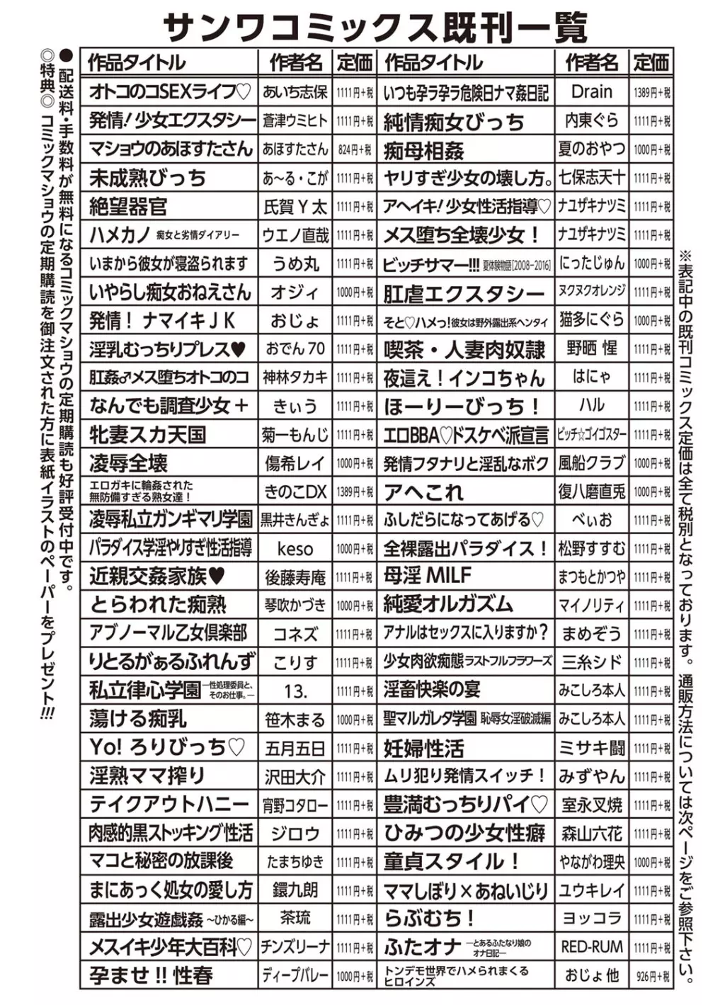 コミック・マショウ 2019年4月号 251ページ