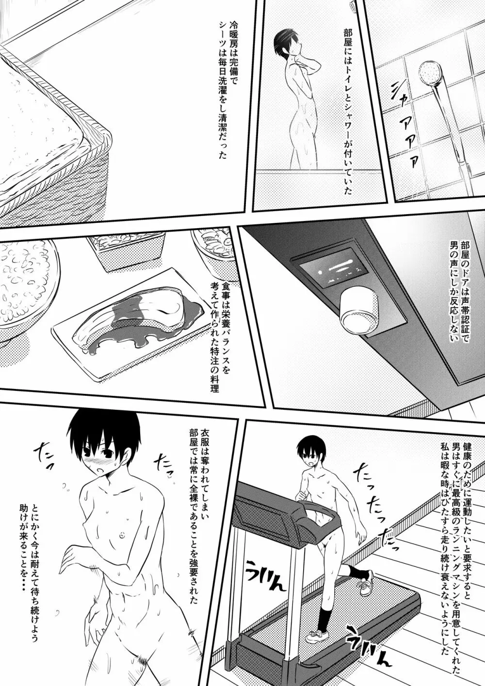 陸上少女監禁凌辱調教物語 25ページ