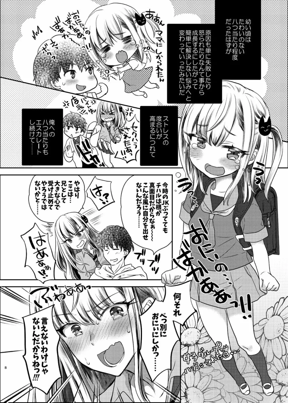 つよかわ妹×強制らぶ交尾 8ページ