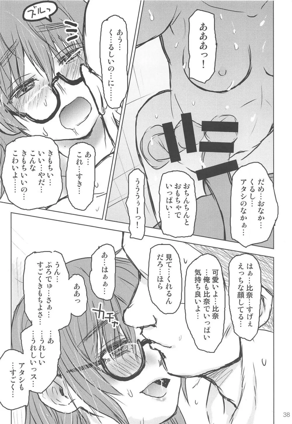 荒木比奈といっぱいしあわせえっちする話 36ページ