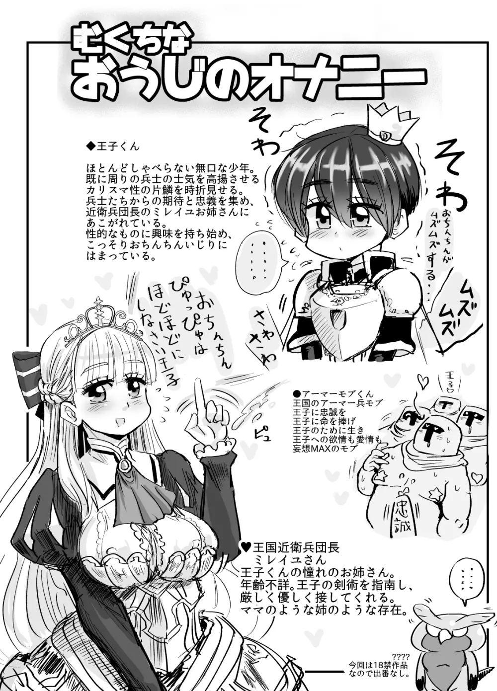 無口な王子のちんちん 9ページ