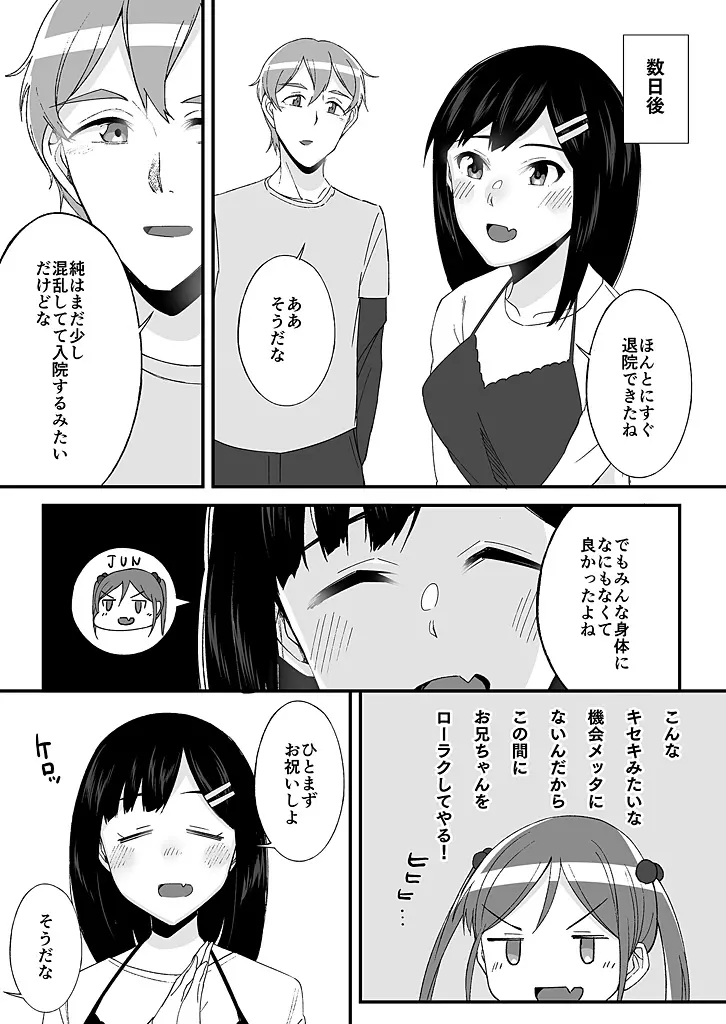 「妹のカラダの彼女」と「彼女のカラダの妹」、どっちのナカが気持ちいい？1-2 15ページ