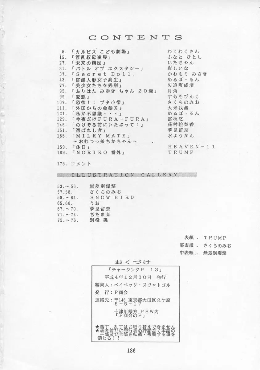 チャージングP13 185ページ