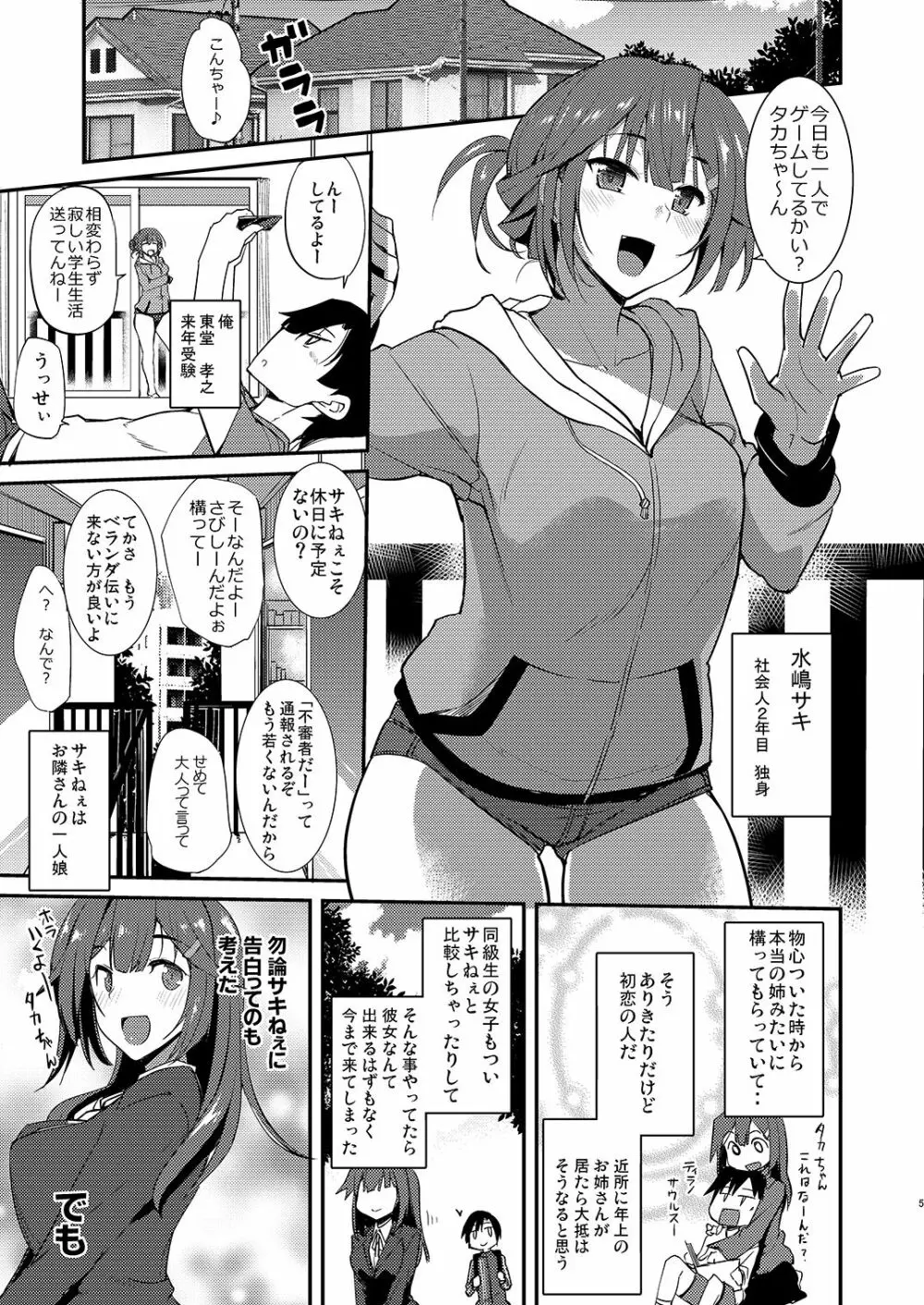 お隣さんの酔いのくち 4ページ