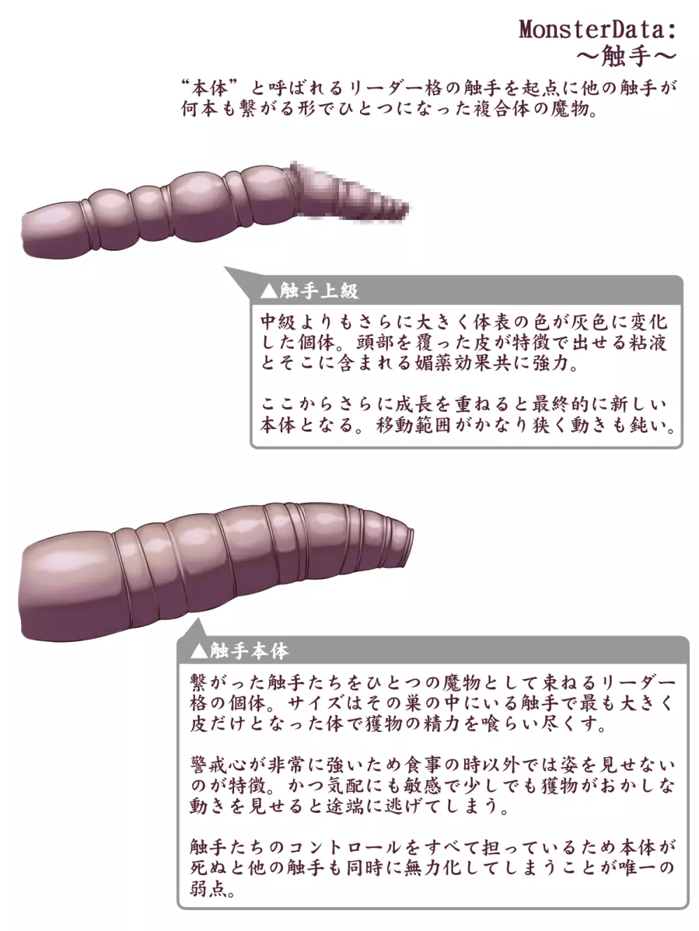 触手によるふたなり女剣士のペニス事情 34ページ