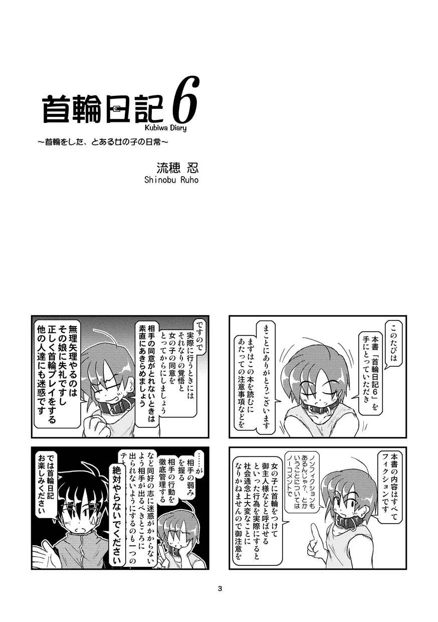 首輪日記 6 3ページ