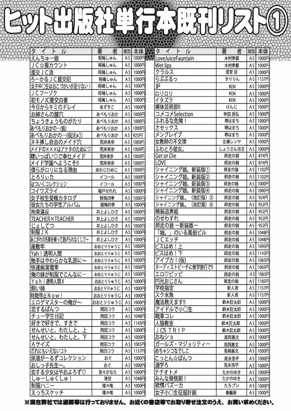 COMIC 阿吽 2018年12月号 414ページ