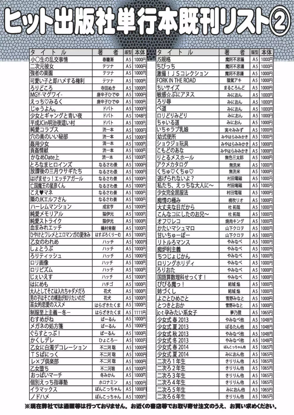 COMIC 阿吽 2019年1月号 419ページ