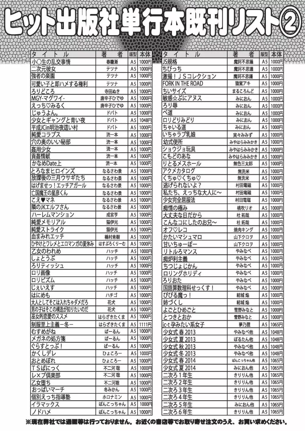 COMIC 阿吽 2019年2月号 419ページ