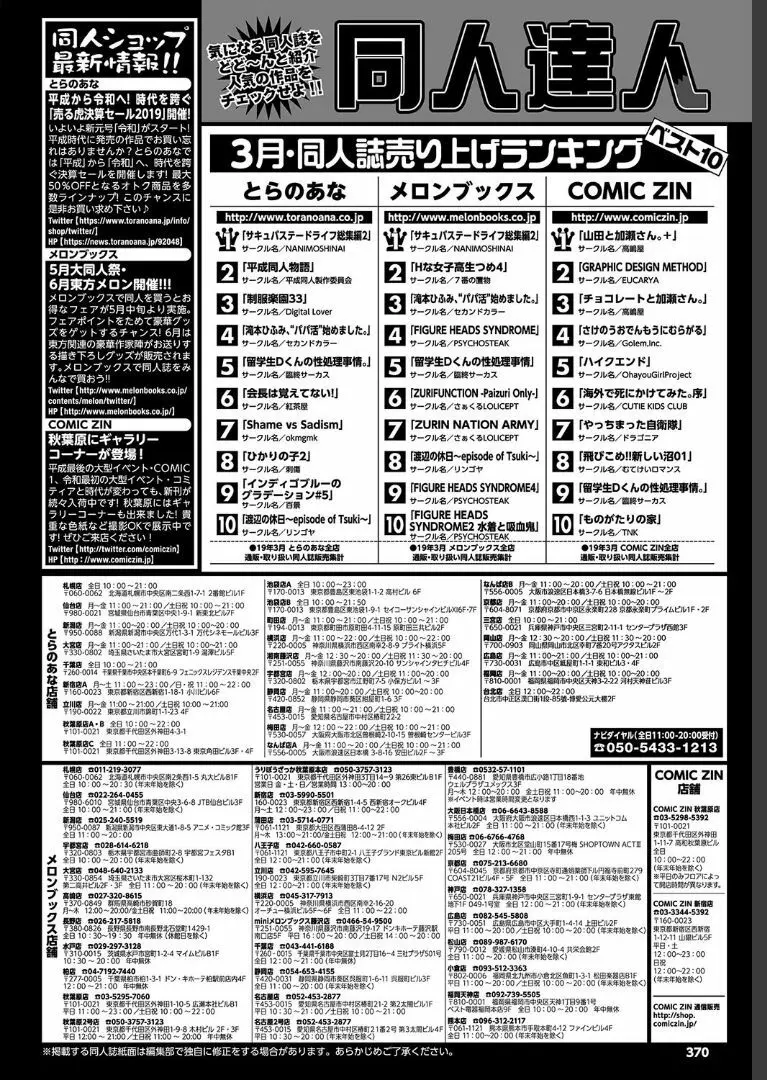 COMIC BAVEL 2019年7月号 370ページ