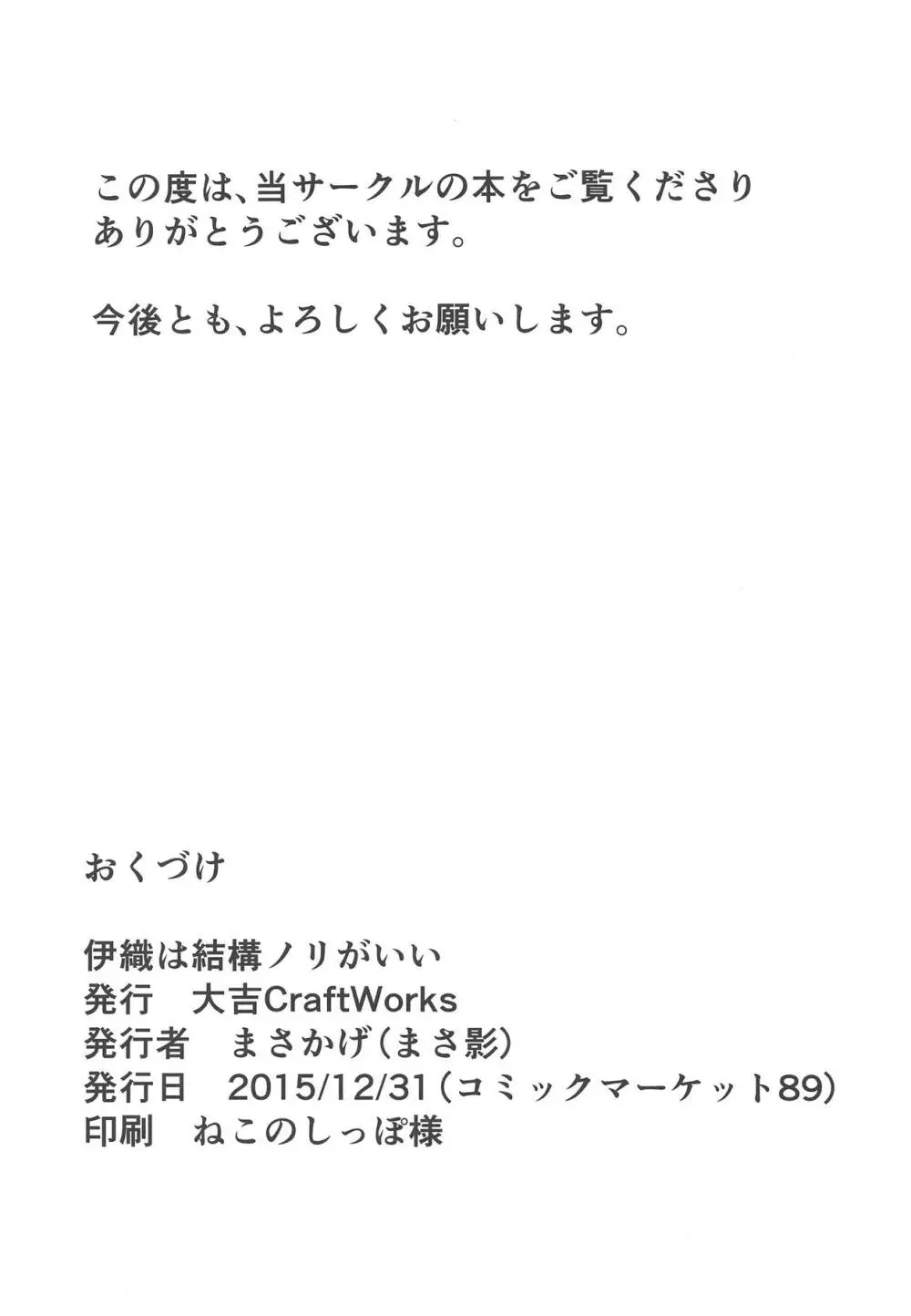 伊織は結構ノリがいい 31ページ