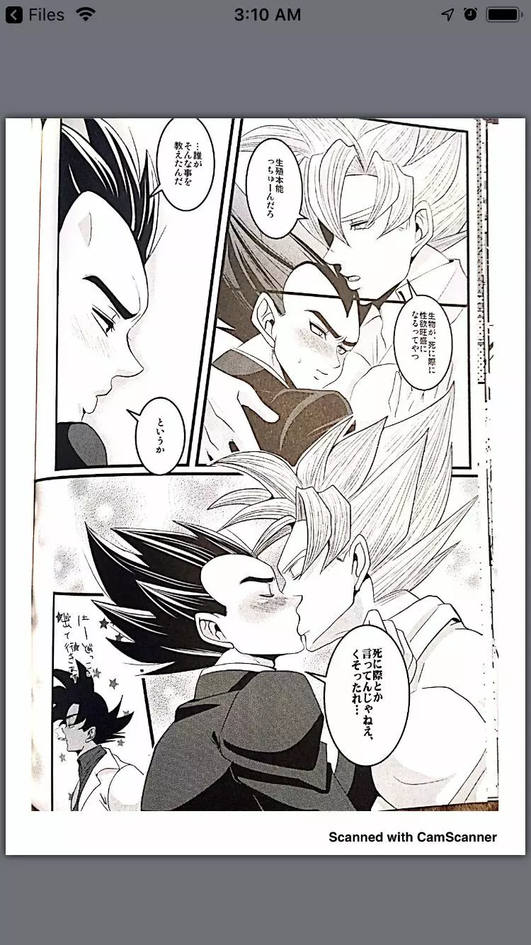 Vegeta vist goku 5ページ