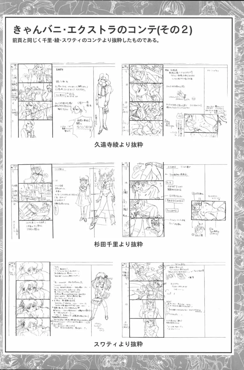 きゃんきゃんバニー設定資料集 72ページ