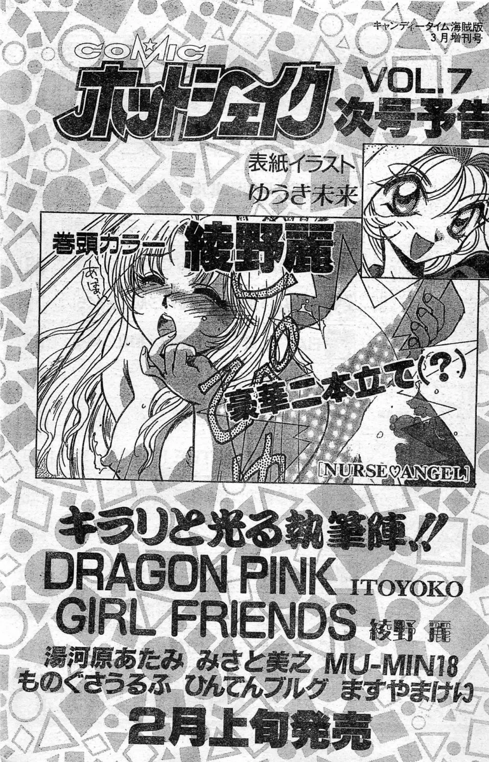 COMIC ホットシェイク キャンディータイム海賊版 1994年2月号増刊 203ページ