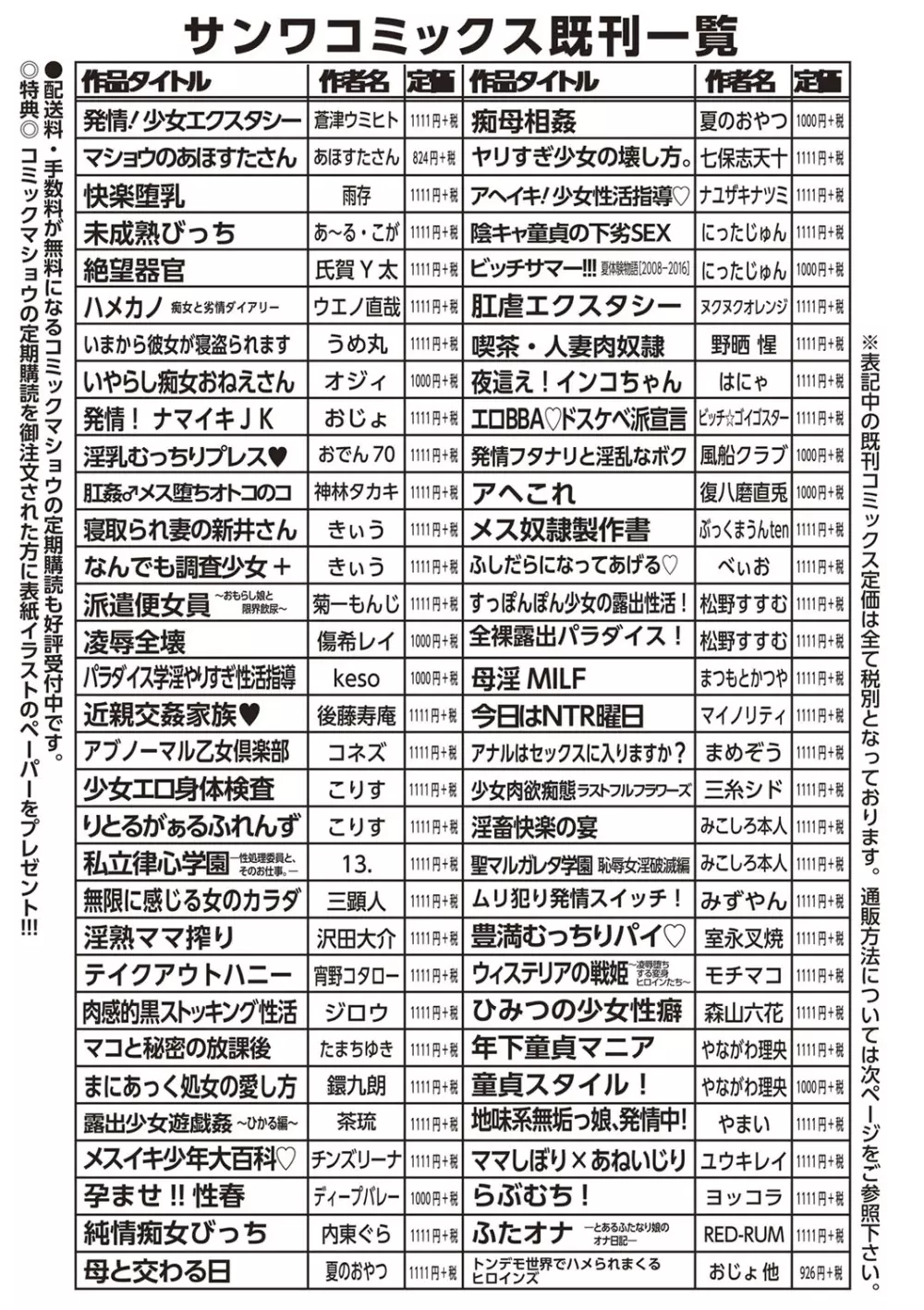 コミック・マショウ 2019年9月号 246ページ