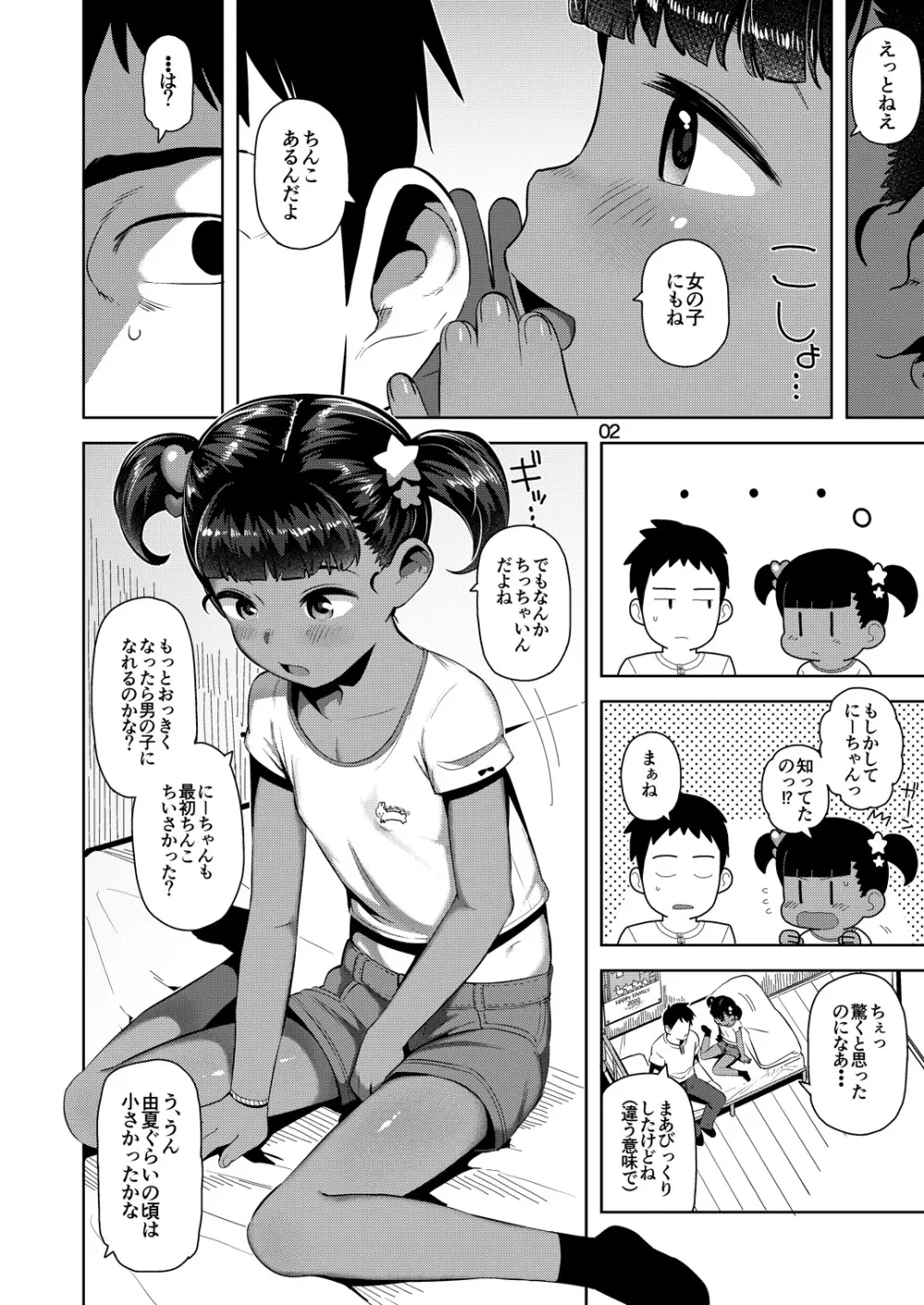 由夏ちゃんのないしょ 3ページ