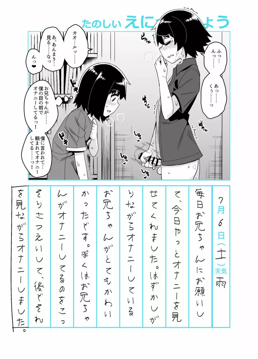 お兄ちゃん調教日記 22ページ