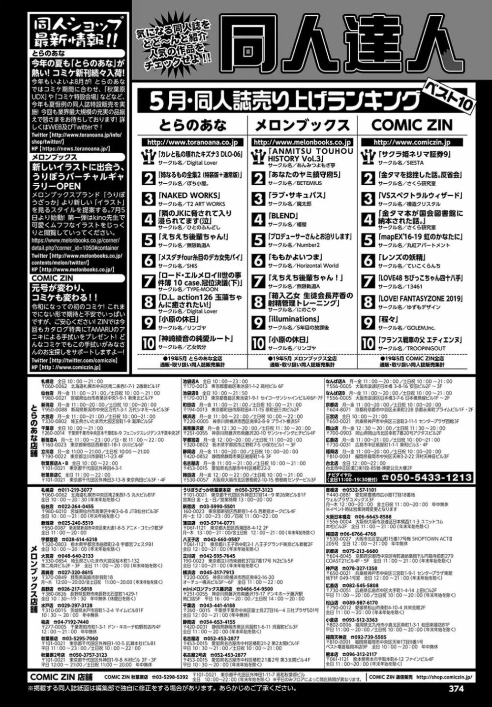 COMIC BAVEL 2019年9月号 374ページ