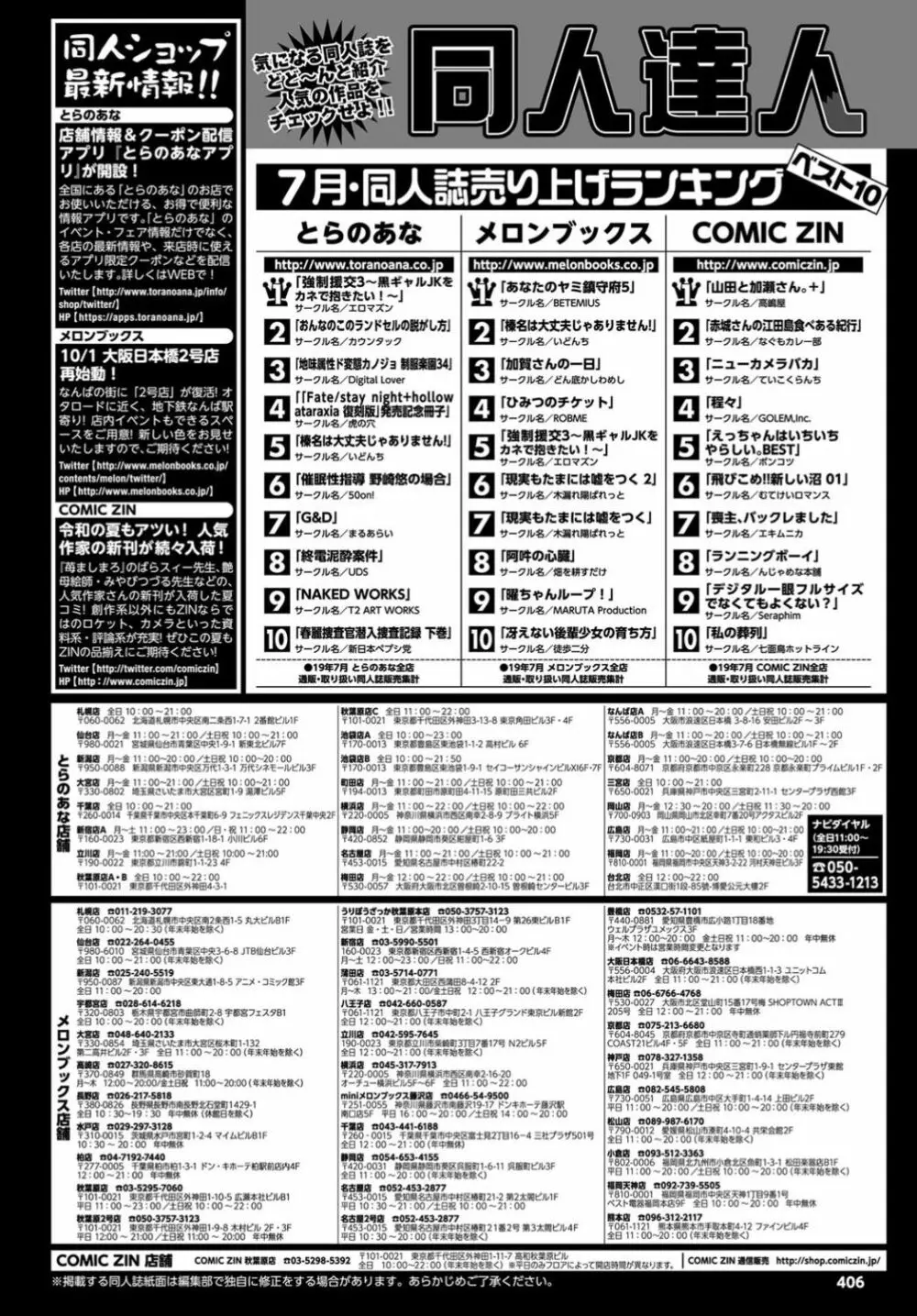 COMIC BAVEL 2019年11月号 405ページ