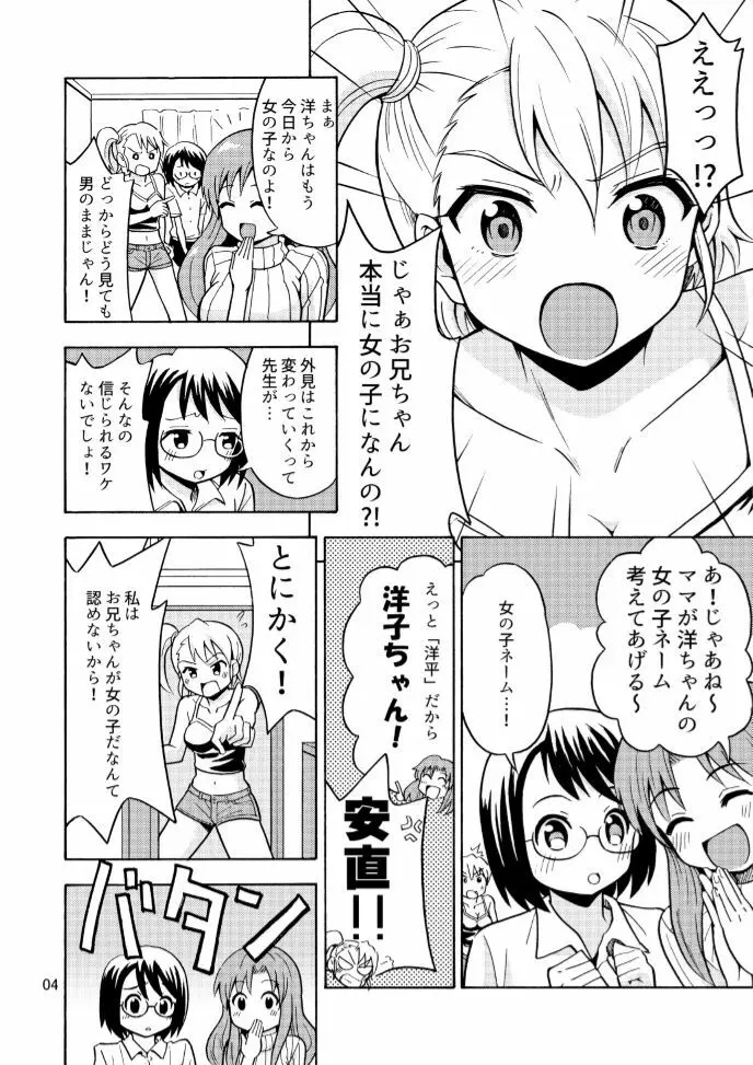 女の子になったお兄ちゃんをいじめないで！ 6ページ