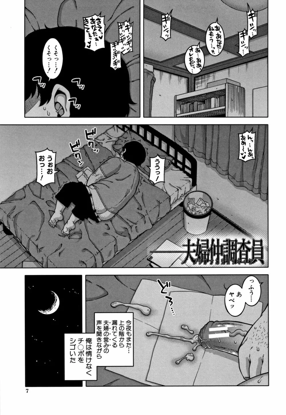 催眠夫婦仲調査 8ページ