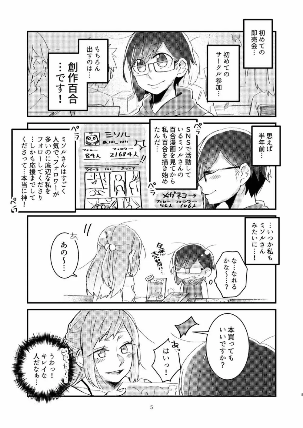 憧れの百合絵師さんとオフパコしたったwwwww 3ページ