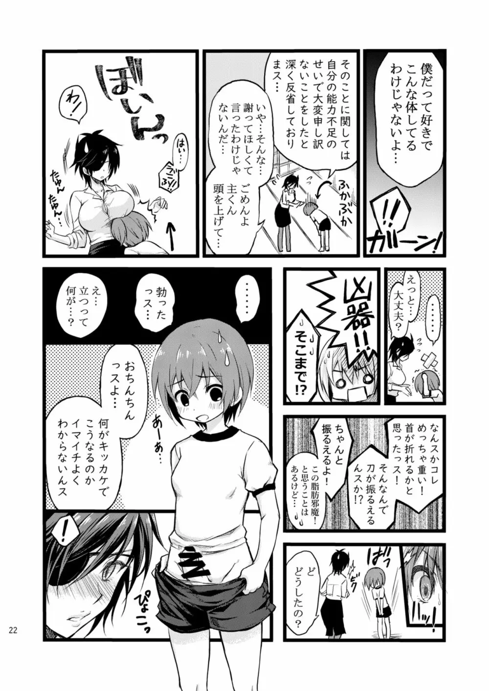 霊力バグしたふたなり女審神者の所為で刀剣女士になりました【前後編セット】 22ページ