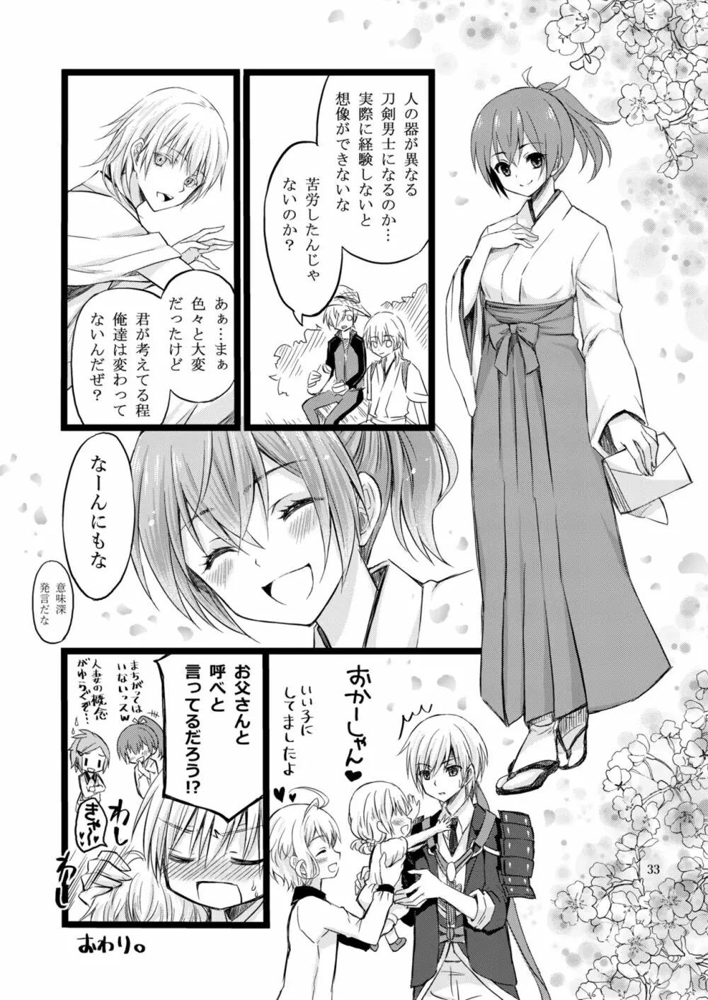 霊力バグしたふたなり女審神者の所為で刀剣女士になりました【前後編セット】 57ページ